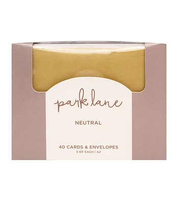 80ct Neutral A2 Cards & Envelopes by Park Lane