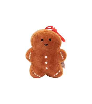 10" Christmas Gingerbread Man Plush Clip by Happy Value