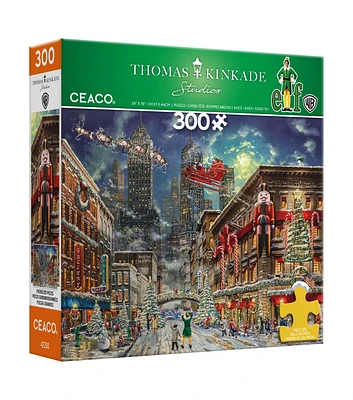 300pc Christmas Elf Interlocking Jigsaw Puzzle