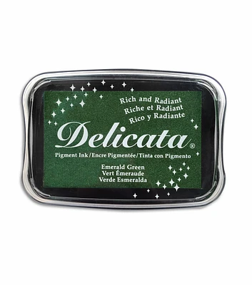 Delicata Pigment Ink Pad Emerald Green