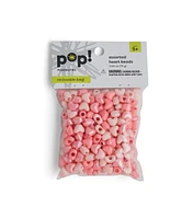 7mm Iridescent Pink Heart Beads by POP!