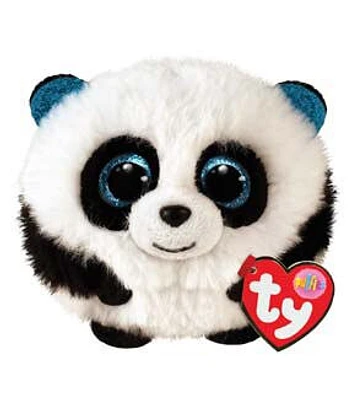 Ty Inc 4" Puffies White & Black Bamboo the Panda Plush Toy