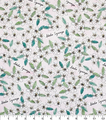 Idaho Cotton Fabric State Flower