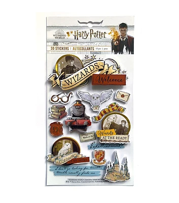 Harry Potter 3D Stickers Watercolors 15 Pieces