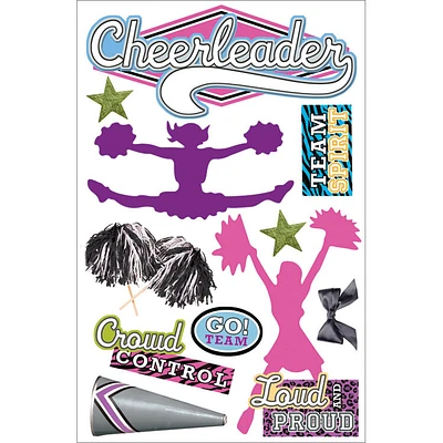 Paper House 3D Sticker Cheerleader