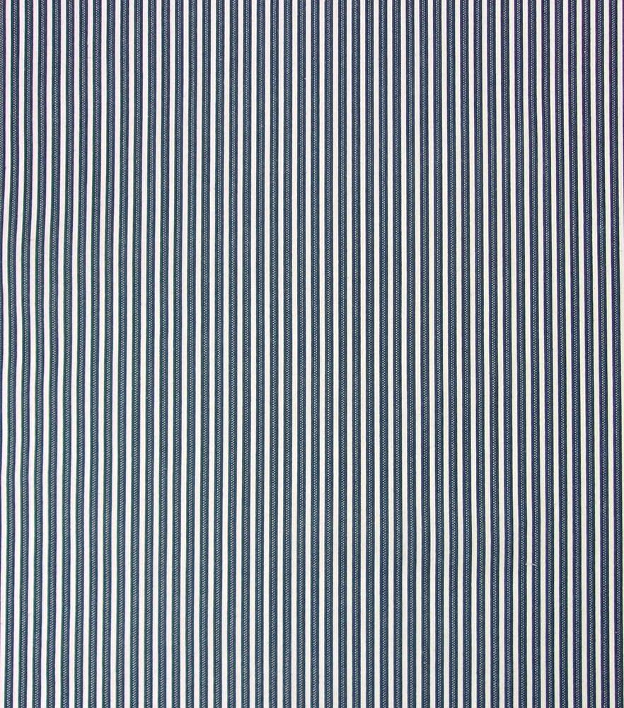 Navy Pinstripes Quilt Cotton Fabric by Quilter's Showcase