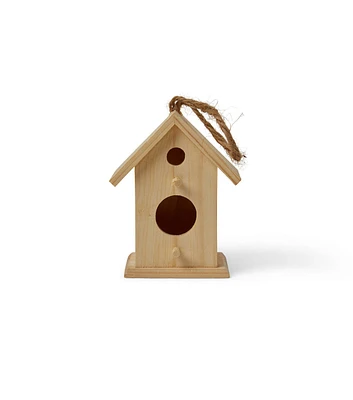 4" Wood 2 Hole Birdhouse by Park Lane