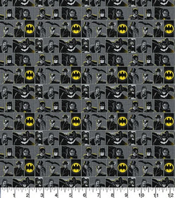 Batman Team Up Block Cotton Fabric