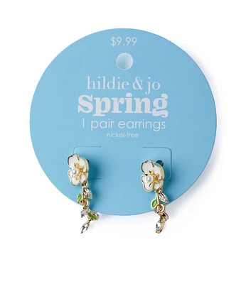 1" Spring Small Flower Earrings by hildie & jo