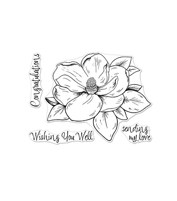 Hero Arts Clear Stamp Set Floral Magnolia