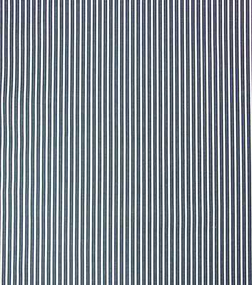 Navy Pinstripes Quilt Cotton Fabric by Quilter's Showcase