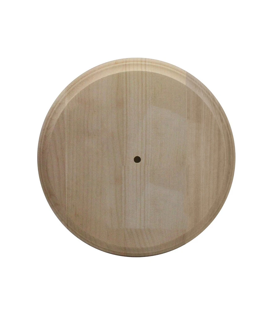 Park Lane Large Round Wooden Surface