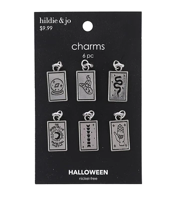 6ct Halloween Tarot Charms by hildie & jo