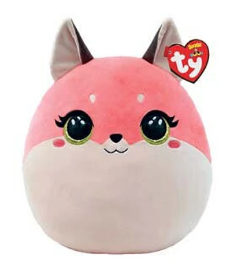 Ty Inc 14" Squish A Boos Pink Roxie Fox Plush Toy