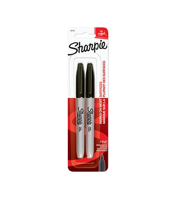 Sharpie Blk 2 pk