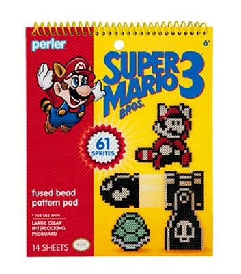 Perler 14 Sheet Super Mario Bros 3 Fused Bead Pattern Pad