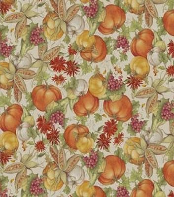 Susan Winget Harvest Pumpkins Packed Fall Cotton Fabric