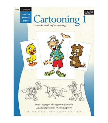 Walter Foster How to Draw and Paint Beginner's Guide Cartooning 1