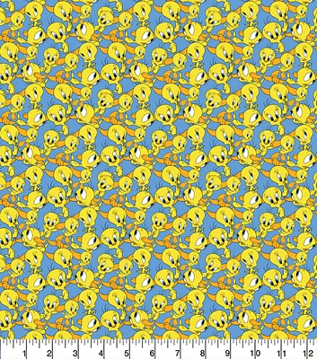 Looney Tunes Tweety Bird Cotton Fabric