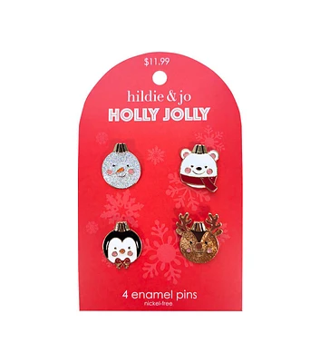 4ct Christmas Snowman Polar Bear Penguin Charms by hildie & jo