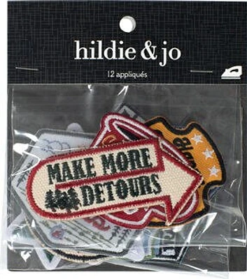 12ct Camping Iron On Patches by hildie & jo