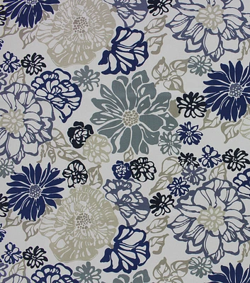 Richloom Invigorate Seaside Floral Cotton Canvas Fabric