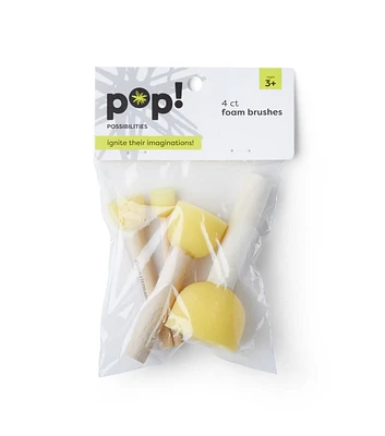 POP! Foam Brush Set 4pc