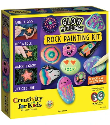 Creativity For Kids Glow in the Dark Rock Painting Kit