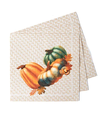 13" Fall Pumpkins Paper Lunch Napkins 20ct by Place & Time