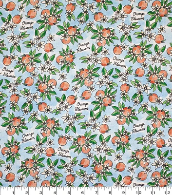 Florida Cotton Fabric State Flower