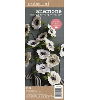 Crepe Paper Flower Kit Anemones