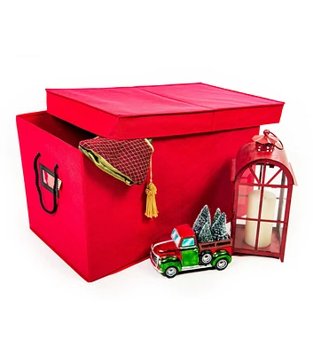 Santa's Bags Red Multi Use Storage Box