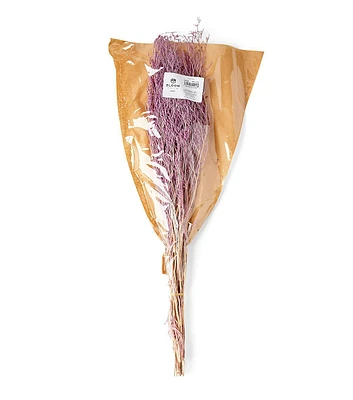 24" Pink Dried Caspia Bouquet by Bloom Room