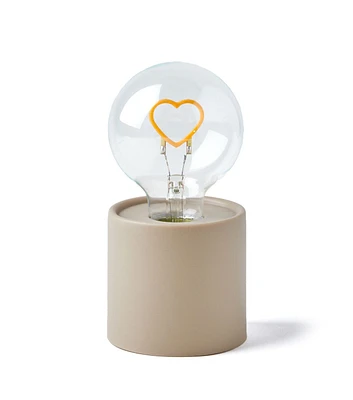 7" Heart Bulb LED Lamp