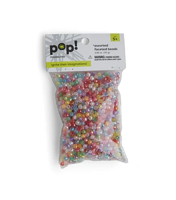 5mm Iridescent Faceted Beads by POP!