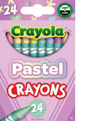 Crayola 24ct Pastel Crayons