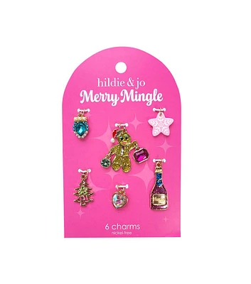 6ct Christmas Gingerbread Tree Bottle Charms by hildie & jo