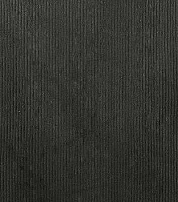 Black Plush Rib Knit Fabric