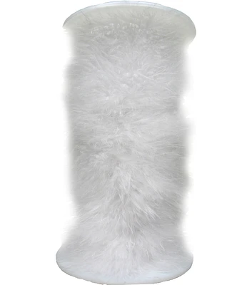 Feather Boa White 1 1/2 Trim