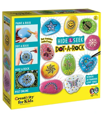 Creativity For Kids Hide & Seek Dot A Rock Painting Kit