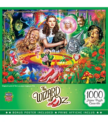 MasterPieces 19" x 27" Magical Land of Oz Jigsaw Puzzle 1000pc