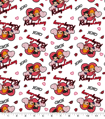 I Love Lucy Ricky Cartoon Cotton Fabric