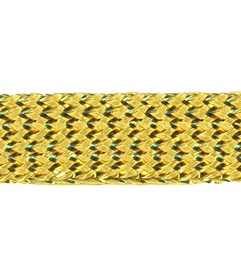 Simplicity Metallic Braided Trim 0.44'' Gold