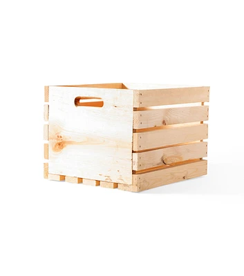 16.5" x 15" Rustic Milk Crate by Park Lane