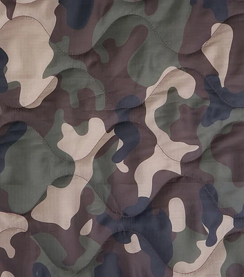 Quilted Rip-Stop Camouflage Utility Fabric