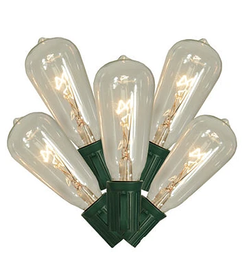 Northlight 9' Transparent T40 Edison Patio String Lights