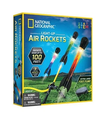 National Geographic 5ct Light Up Air Rocket Kit