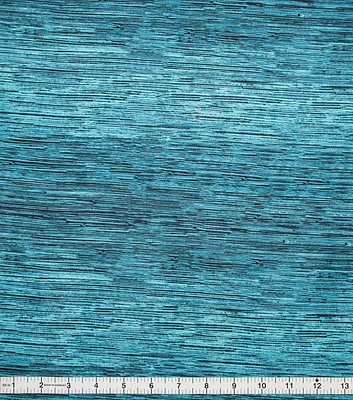 Teal Vertical Striped Quilt Cotton Fabric by Keepsake Calico