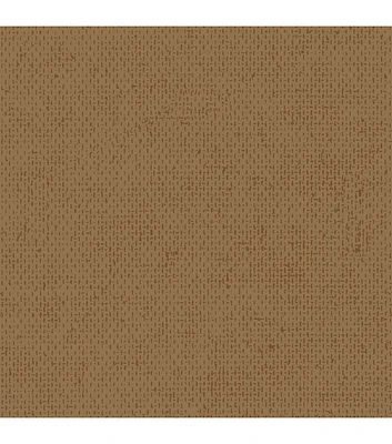 Stitch & Sparkle Brown Cotton Fabric