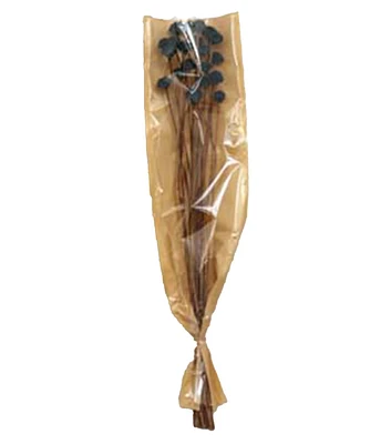 24" Dried Blue Thistle Bouquet by Bloom Room